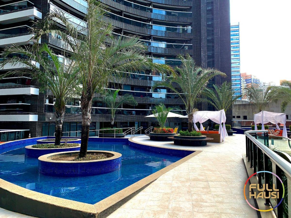 Landscape Flat Charmoso Condominio Na Beira Mar Fortaleza  Bagian luar foto