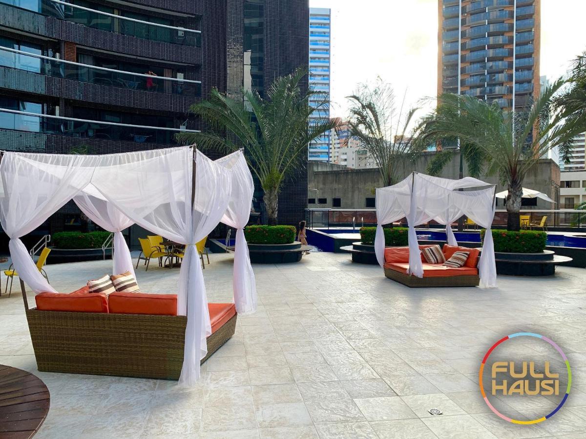 Landscape Flat Charmoso Condominio Na Beira Mar Fortaleza  Bagian luar foto